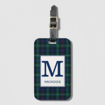 Clan Mackenzie Tartan Mit Monogramm