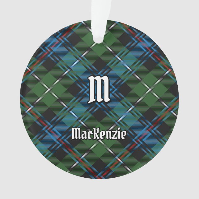 Clan MacKenzie Tartan Ornament (Vorderseite)