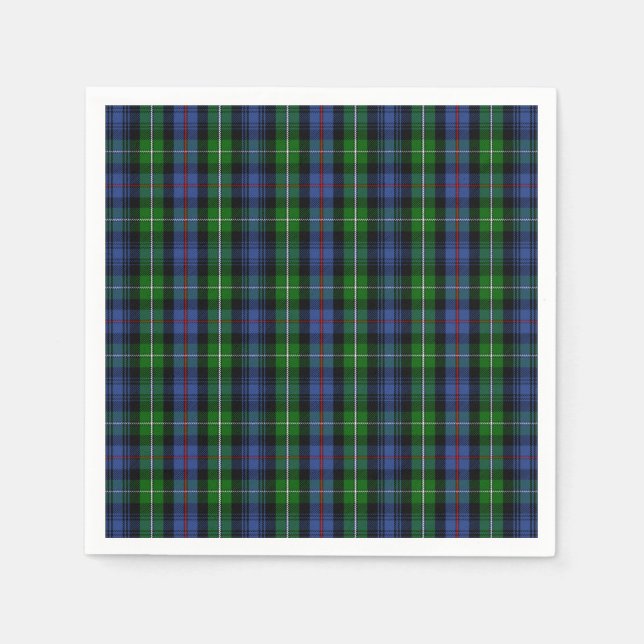 Clan MacKenzie Tartan Serviette (Vorderseite)