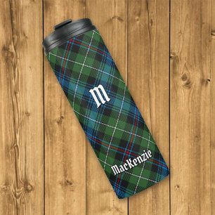 Clan MacKenzie Tartan Thermobecher Thermosbecher