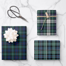 Clan Mackenzie Tartan Variationen Geschenkpapier Set