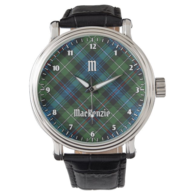 Clan MacKenzie Tartan Watch Armbanduhr (Vorderseite)