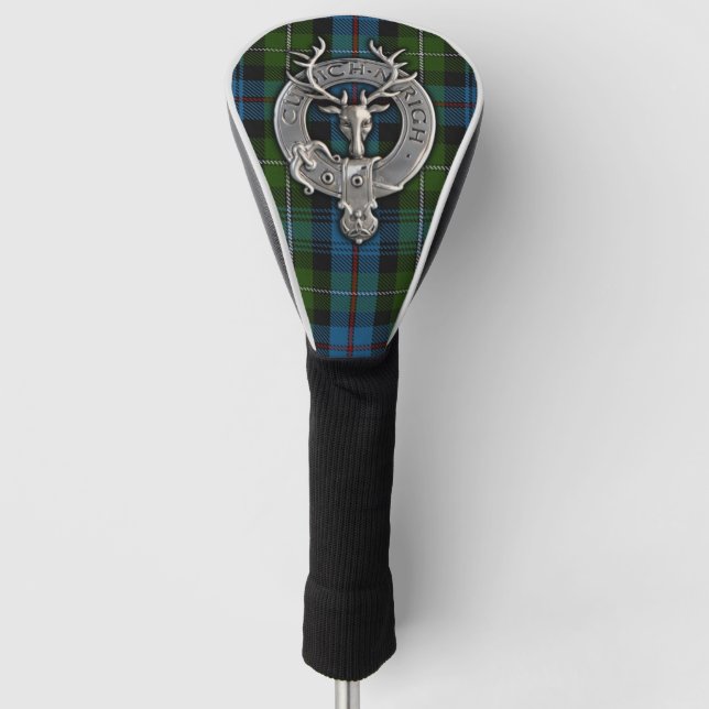 Clan MacKenzie Wappen & Tartan Golf Headcover (Vorderseite)