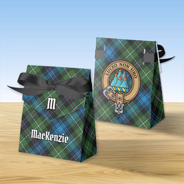 Clan MacKenzie Wappen über Tartan Gevor Box Geschenkschachtel (Von Creator hochgeladen)
