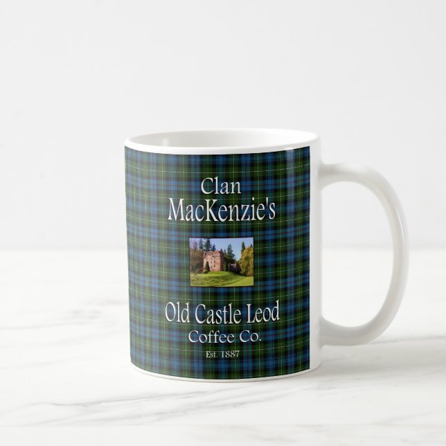 Clan MacKenzie's Old Castle Leod Coffee Co. Tasse (Rechts)