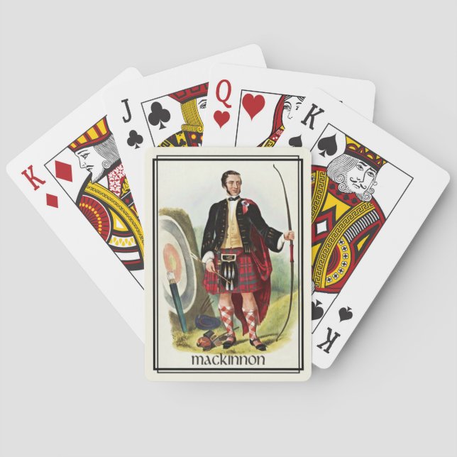 Clan MacKinnon Classic Scotland Bicycle Deck Spielkarten (Rückseite)