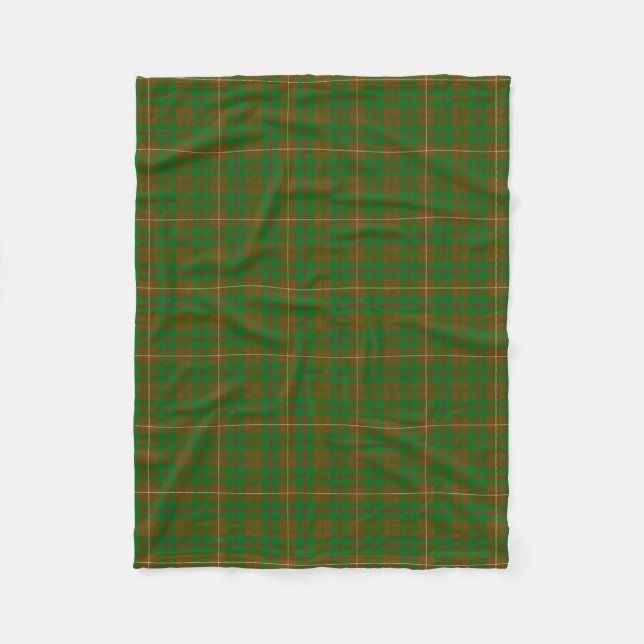 Clan MacKinnon Jagd Tartan Fleecedecke (Vorderseite)