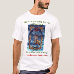 Clan MacKinnon Krieger Prinzessin-Erbe T-Shirt