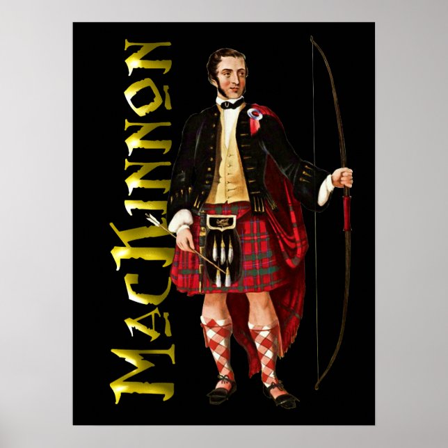 Clan MacKinnon Scottish Highland Dream Poster (Vorne)