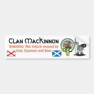 Clan MacKinnon Stoßdämpfer Sticker-1 Autoaufkleber