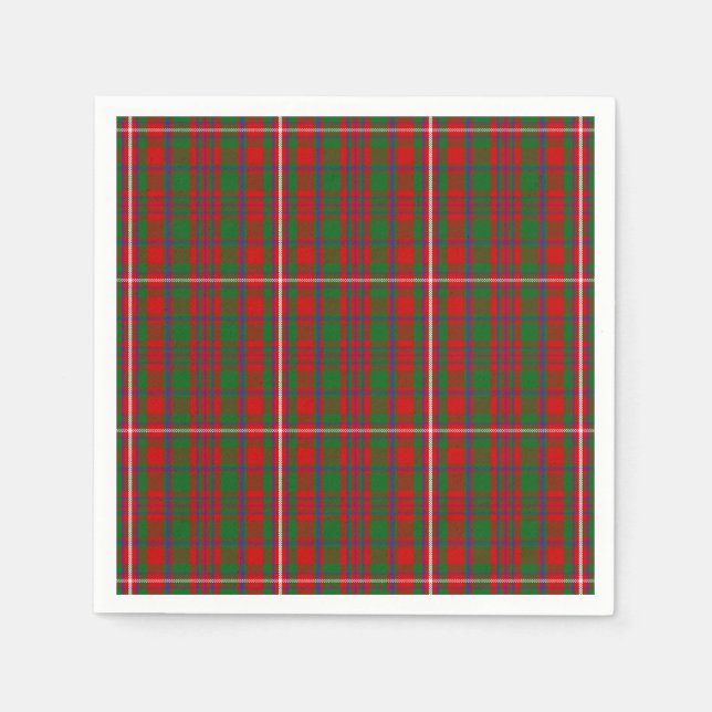 Clan MacKinnon Tartan Serviette (Vorderseite)
