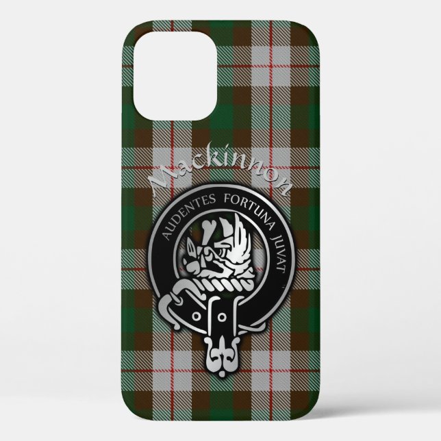 Clan MacKinnon Wappen & Hunting Tartan Case-Mate i Case-Mate iPhone Hülle (Rückseite)