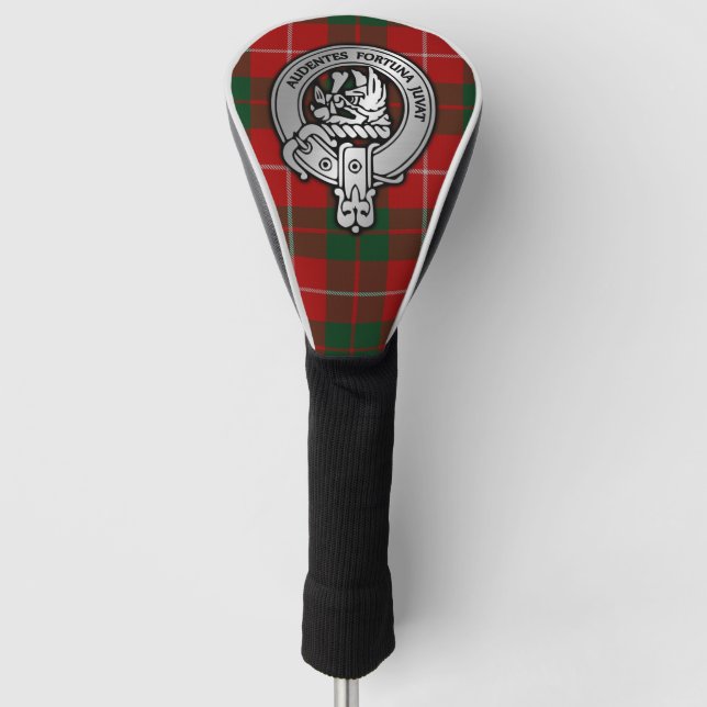 Clan MacKinnon Wappen & Tartan Golf Headcover (Vorderseite)