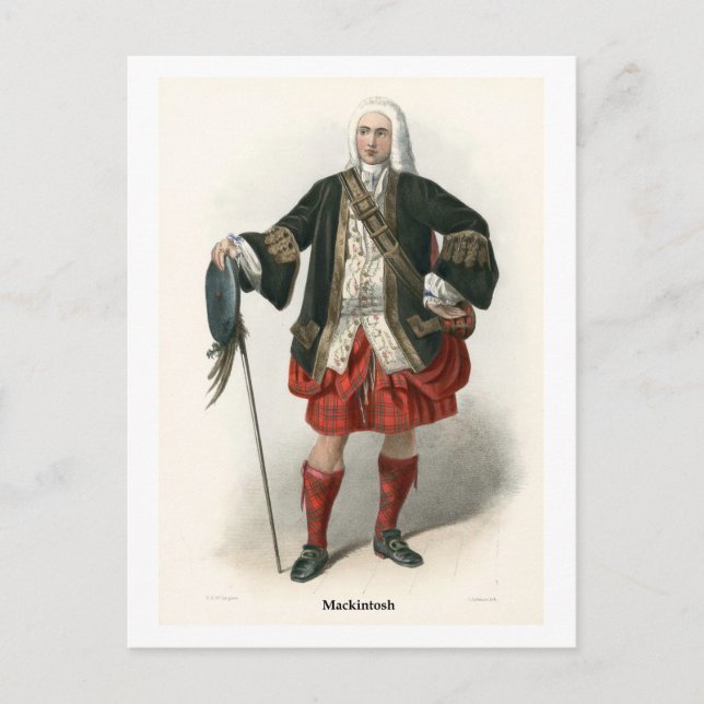 Clan Mackintosh Postkarte (Vorderseite)