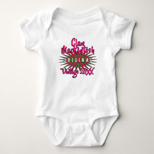 Clan MacKintosh Tartan Burst Vintage Geburtsjahr Baby Strampler