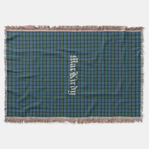 Clan MacKirdy Tartan Kariertes Custom Throw Blanke Decke