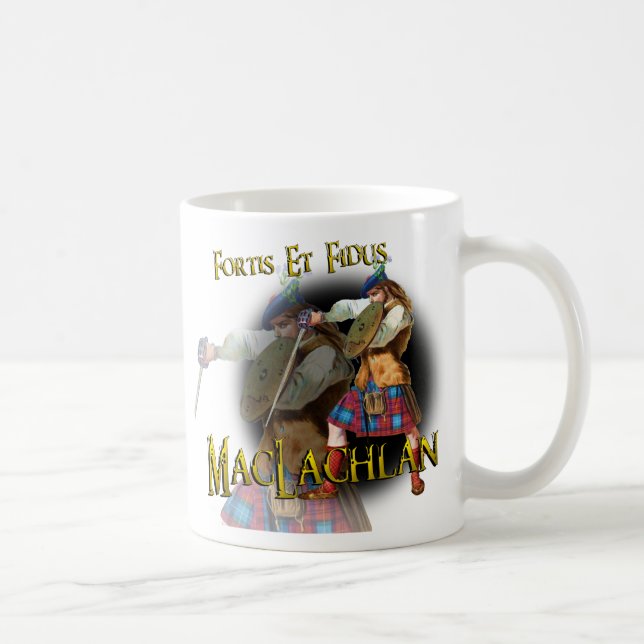 Clan MacLachlan alte schottische Tasse (Rechts)
