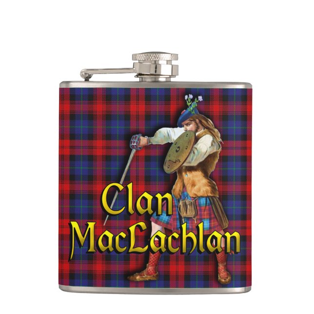 Clan MacLachlan Old Scotland Flachmann (Vorderseite)