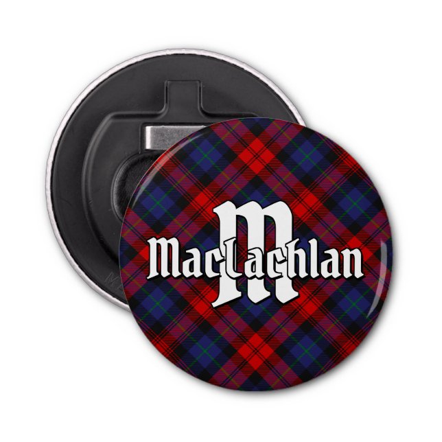 Clan MacLachlan Tartan Bottle Opener Flaschenöffner (Vorderseite)