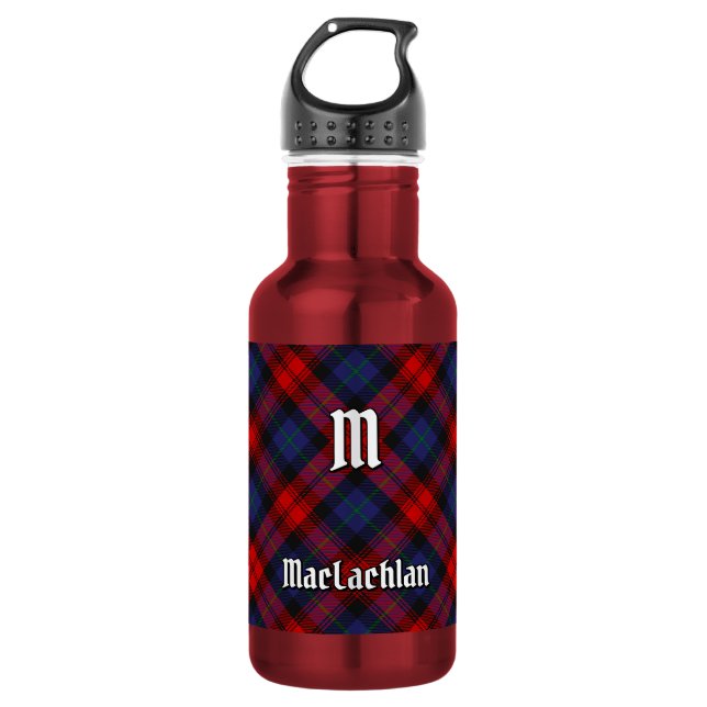 Clan MacLachlan Tartan Edelstahlflasche (Vorderseite)
