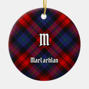 Clan MacLachlan Tartan Keramik Ornament