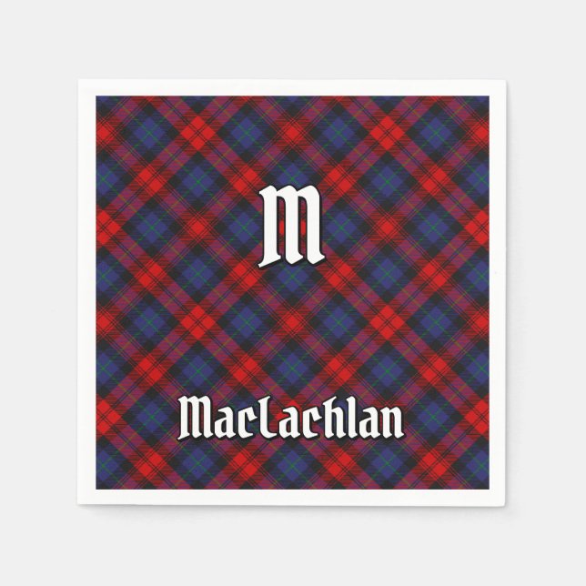 Clan MacLachlan Tartan Serviette (Vorderseite)