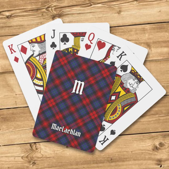 Clan MacLachlan Tartan Spielkarten (Von Creator hochgeladen)