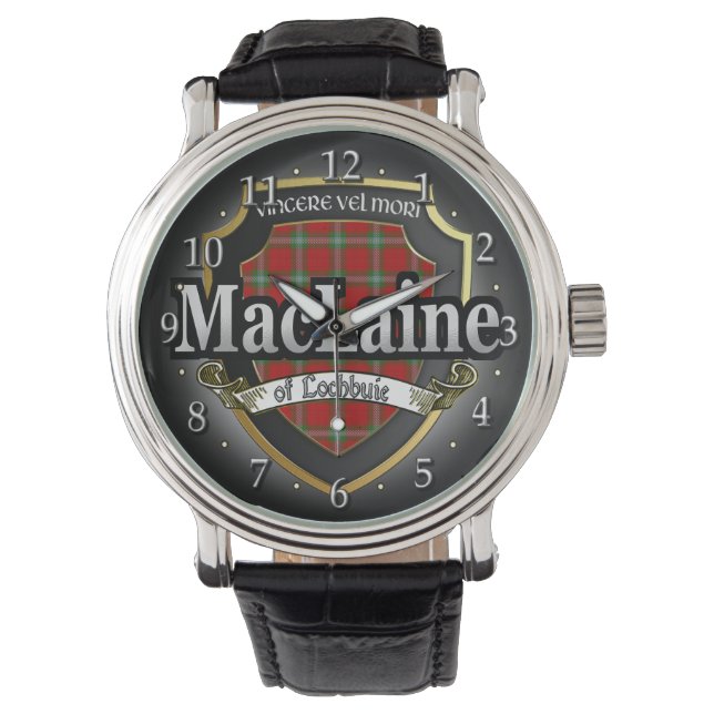 Clan MacLaine von Lochbuie Scotland Celebration Armbanduhr (Vorderseite)