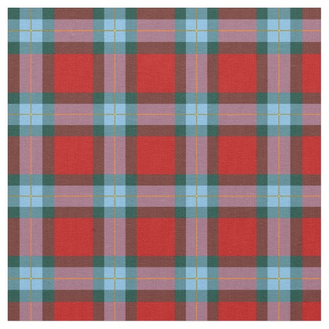 Clan MacLaine von Lochbuie Tartan Stoff (Nahaufnahme)
