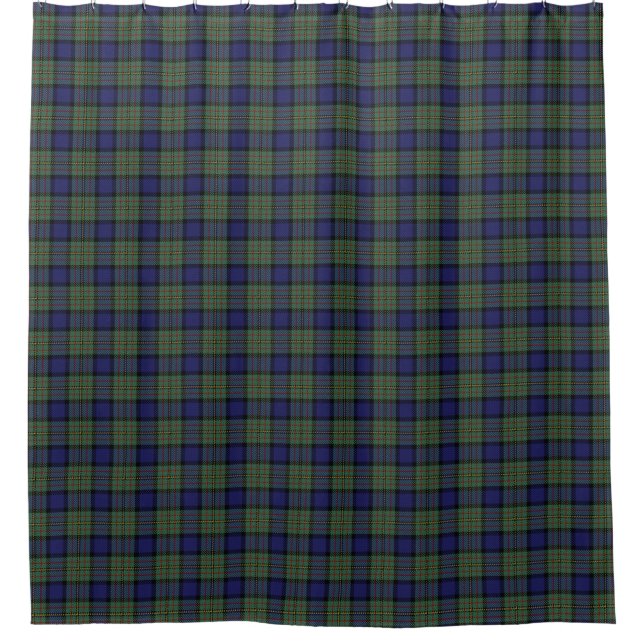 Clan MacLaren schottischer Tartan-Duschvorhang Duschvorhang (Vorderseite)