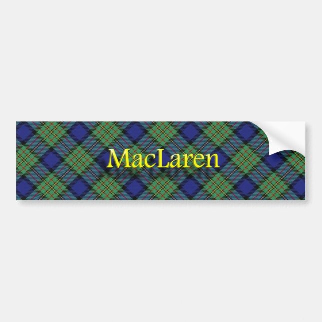 Clan MacLaren Scottish Autoaufkleber (Vorne)