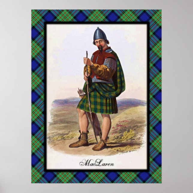Clan MacLaren Scottish Dreams Poster (Vorne)