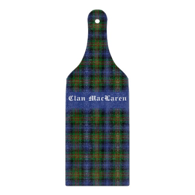 Clan MacLaren Tartan Kariert anpassbar Schneidebrett (Vorderseite)