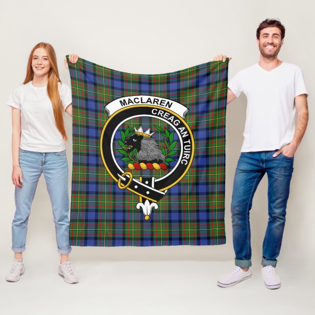 Clan MacLaren Tartan Kariert Fleecedecke (Beispiel)