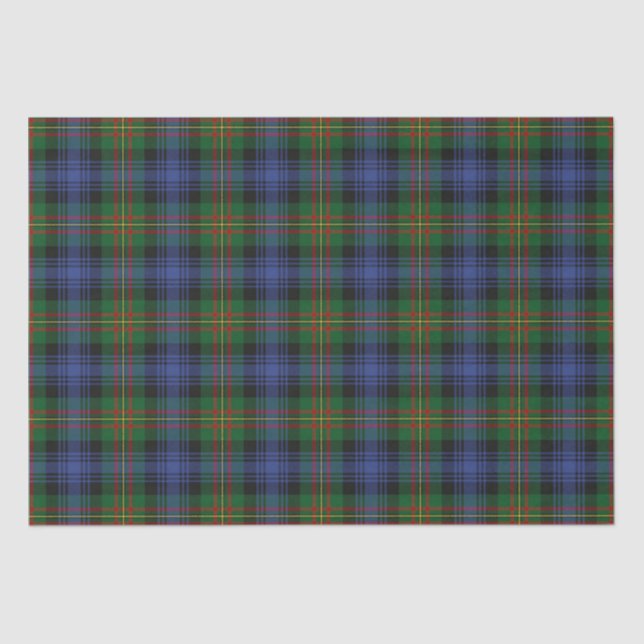 Clan MacLaren Tartan Kariert Seidenpapier (Vorderseite)
