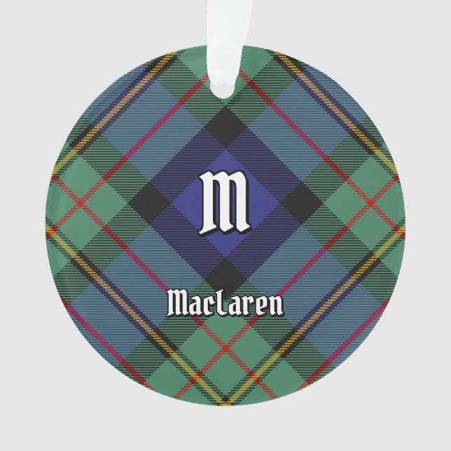 Clan MacLaren Tartan Ornament (Vorderseite)