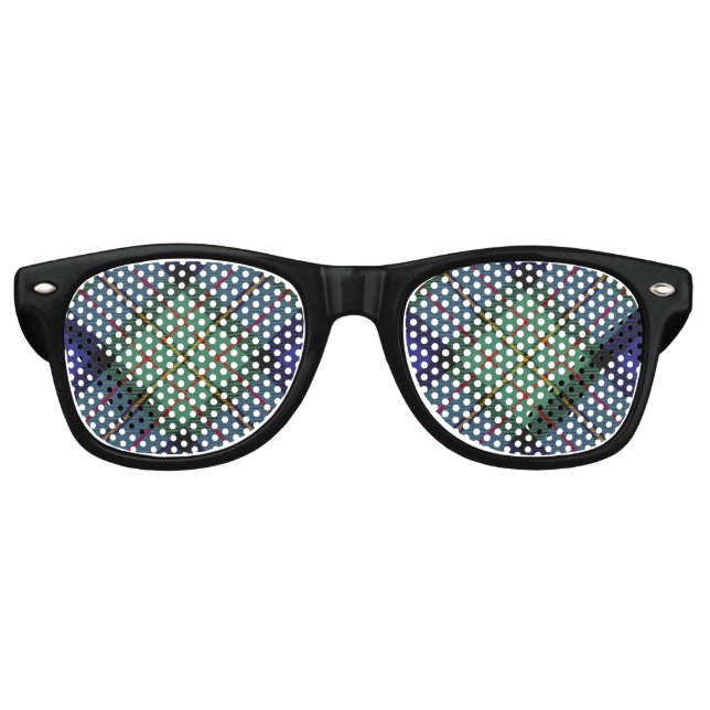 Clan MacLaren Tartan Partybrille (Vorderseite)