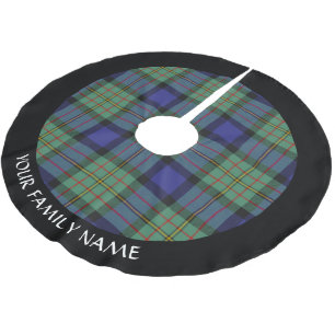 Clan MacLaren Tartan Polyester Weihnachtsbaumdecke