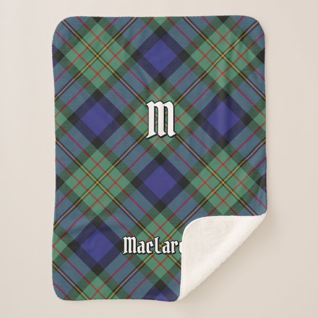 Clan MacLaren Tartan Sherpadecke (Vorderseite)