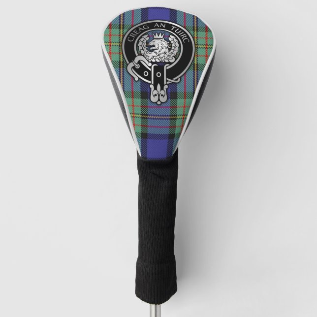 Clan MacLaren Wappen & Tartan Golf Head Cover Golf Headcover (Vorderseite)
