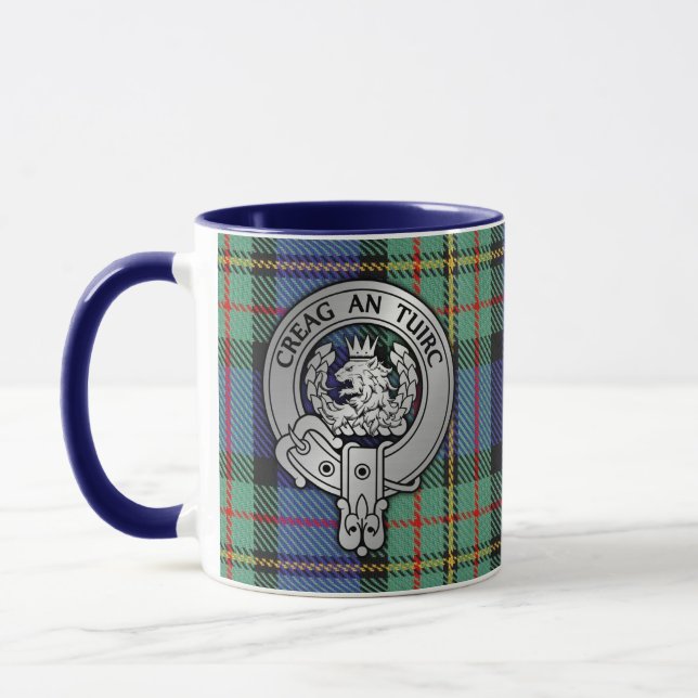 Clan MacLaren Wappen & Tartan Tasse (Links)