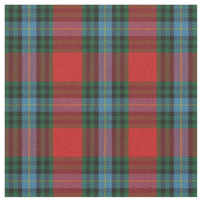 Clan MacLea Livingstone schottischer Tartan Stoff (Nahaufnahme)
