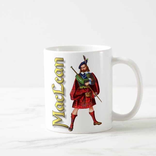 Clan MacLean altes Schottland Tasse (Rechts)