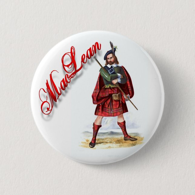 Clan MacLean Scottish Dream Button (Vorderseite)