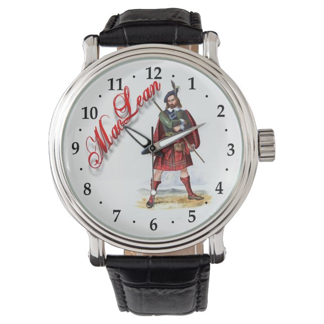 Clan MacLean Scottish Dream Watch Armbanduhr (Vorderseite)