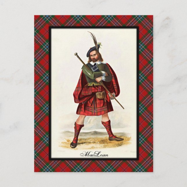 Clan MacLean Scottish Dreams Postcard Postkarte (Vorderseite)