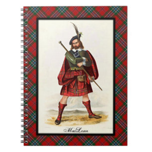 Clan MacLean Scottish Highland Dreams Notizblock