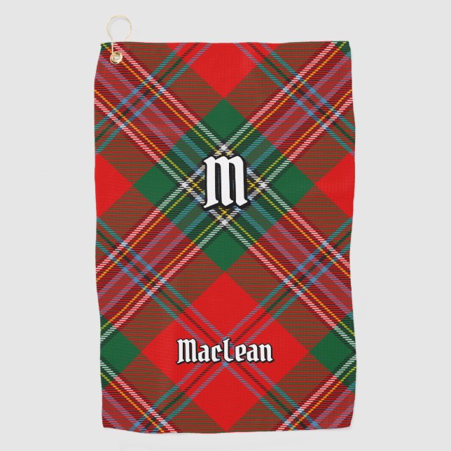 Clan MacLean Tartan Golfhandtuch (Vorderseite)