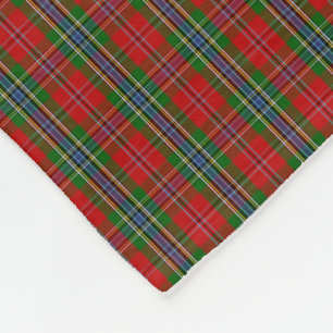 Clan MacLean von Duart Tartan Fleecedecke