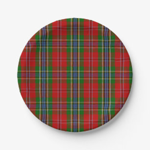 Clan MacLean von Duart Tartan Pappteller